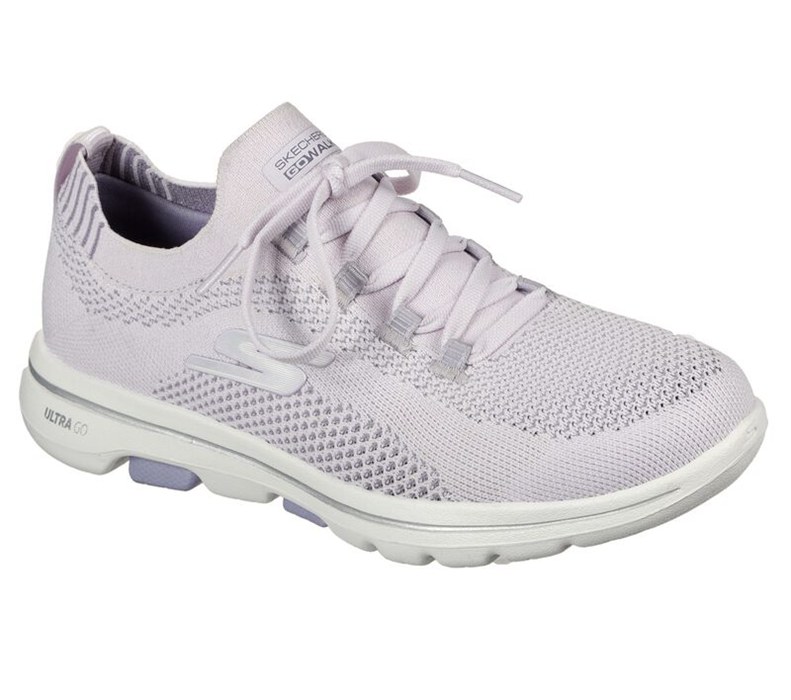 Skechers Dam Lavendel Sneakers - Gowalk 5 - Uprise - Sverige (HSFDY-5743)